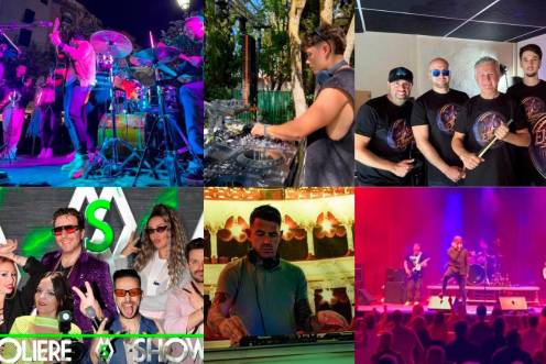 <i>Las bandas y DJ’s que actuarán en la caseta de Diario JAÉN.</i>