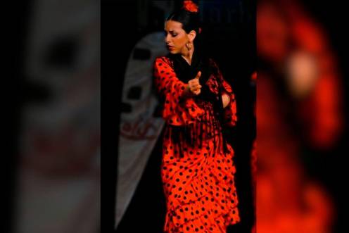 <i>La bailaora jiennense Sofía Algar Rodríguez.</i>