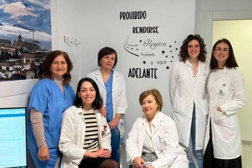<i>Equipo de la Unidad de Hematología del Hospital de Úbeda. / Junta de Andalucía.</i>