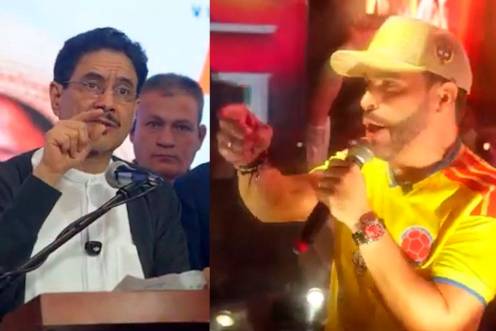 <i>Los candidatos colombianos Abelardo de la Espriella e Iván Cepeda. / Europa Press.</i>