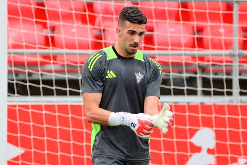 <i>Juan Palomares militó la pasada temporada en el Mirandés. / Mirandés.</i>