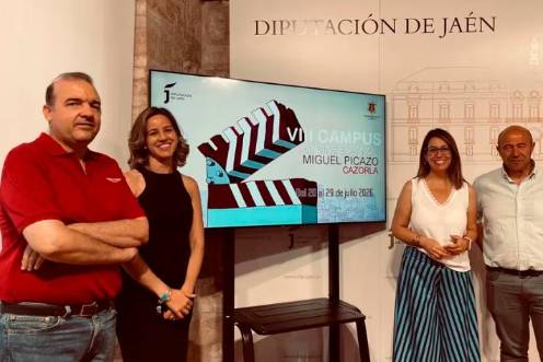 <i>Presentación del VIII Campus de Cine Español Miguel Picazo. / Diputación de Jaén. </i>