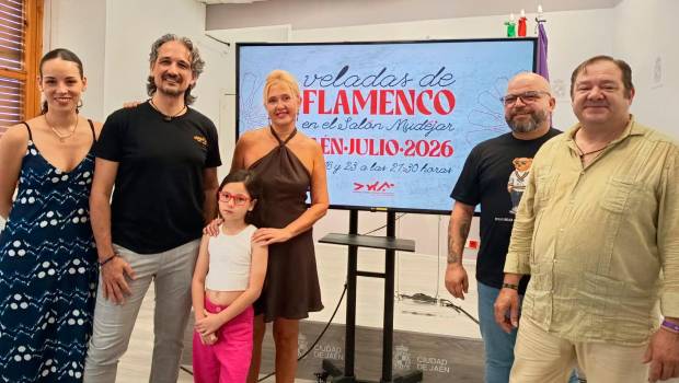 <i>Presentación de las Veladas Flamencas, que se celebrarán en julio en el Salón Mudéjar. / Ayuntamiento de Jaén. </i>