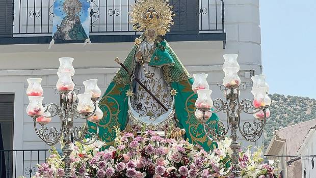 <i>Virgen de la Cabeza en Campillo de Arenas. / Jason Moyano / Diario JAÉN.</i>
