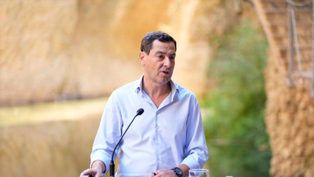 <i>El presidente de la Junta de Andalucía, Juanma Moreno. / Europa Press. </i>
