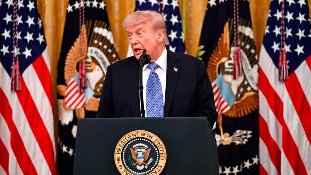 <i>Donald Trump durante un discurso en la Casa Blanca. Archivo. / Europa Press.</i>
