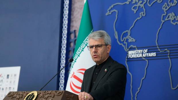 <i>El poravoz del Ministerio de Relaciones Exteriores de Irán, Esmail Baqaei</i>