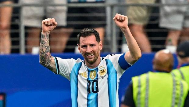 <i>Leo Messi en el Argentina-Austria. / Europa Press.</i>