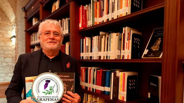 <i>El presidente de la Asociación de Escritores y Escritoras de la Provincia de Jaén, José María Hermoso Cobo.</i>