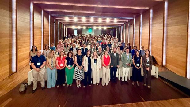 <i>Participantes en la I Jornada de Investigación del Hospital de Jaén. / Junta de Andalucía.</i>
