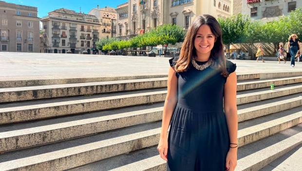 <i>La concejal del Grupo Municipal del PP en el Ayuntamiento de Jaén María Segovia, en imagen de archivo. / PP de Jaén. </i>