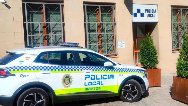 <i>Imagen del coche oficial de la Policía Local de Martos. / Ayuntamiento de Martos.</i>