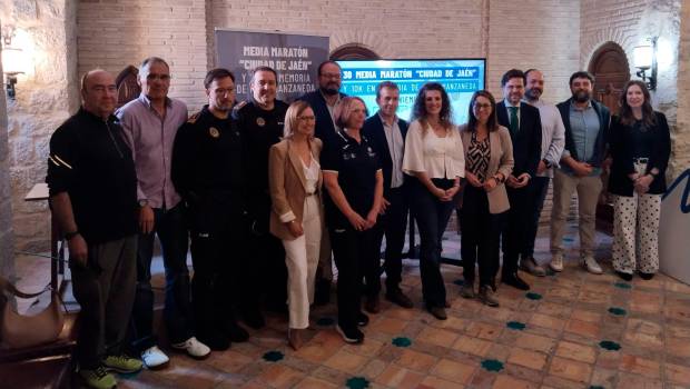<i>Nuevo recorrido de una sola vuelta de la Media Maratón de Jaén. / Gilberto Moreno / Diario JAÉN.</i>