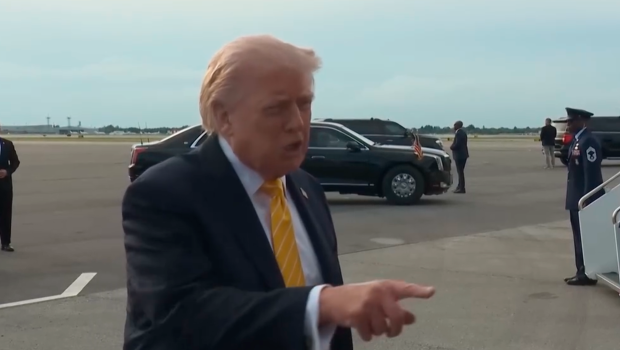 <i>El presidente estadounidense, Donald Trump, regresa a la Casa Blanca tras un viaje a China. / Europa Press.</i>