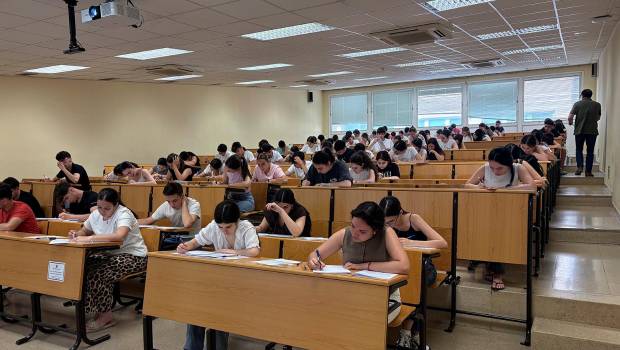 <i>Prueba de Selectividad de junio en la UJA. Archivo. / UJA.</i>
