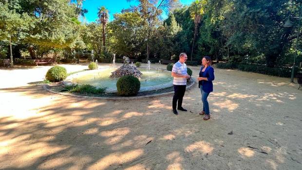 <i>Visita a los Jardines de Jabalcuz. / Europa Press.</i>