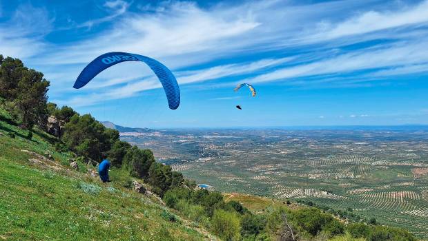 <i>Participantes en el paraje Siete Pilillas.</i>