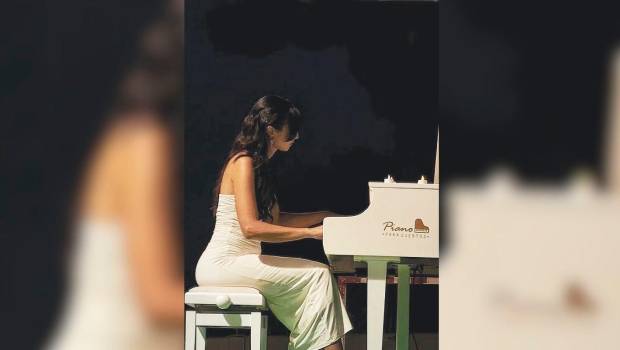 <i>La pianista Alba Fajardo.</i>