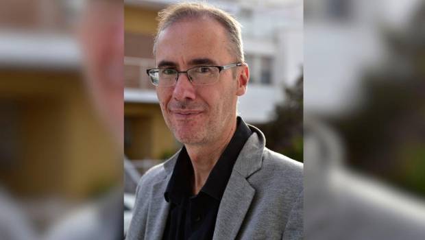 <i>El jiennense Tomás Afán, autor de la obra “Lastr3s”.</i>