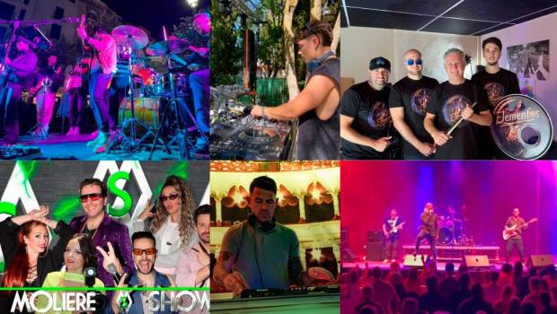 <i>Las bandas y DJ’s que actuarán en la caseta de Diario JAÉN.</i>