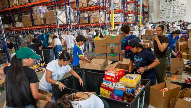 <i>Voluntarios en Colombia. / Europa Press. </i>