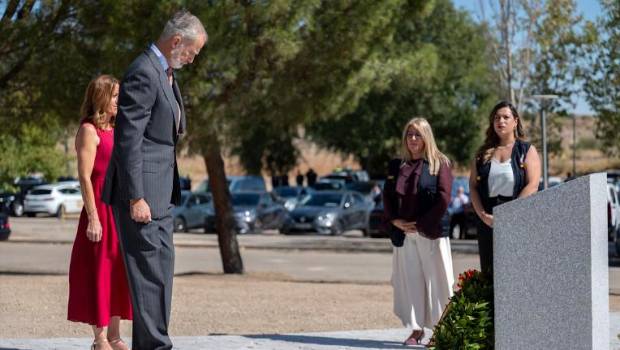 <i>El Rey Felipe VI durante la apertura del curso 2026-2027 de la Escuela Nacional de Protección Civil. / Europa Press. </i>