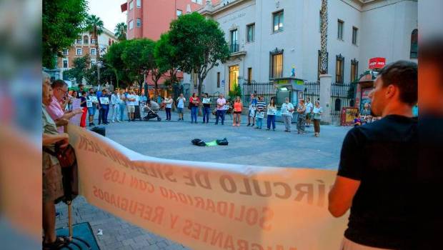 <i>Concentración del Círculo de Silencio de Jaén. </i>
