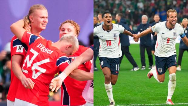 <i>El delantero noruego Erling Haaland (izquierda), y los ingleses Jude Bellingham y Harry Kane (derecha), en el Mundial 2026. / Europa Press. </i>