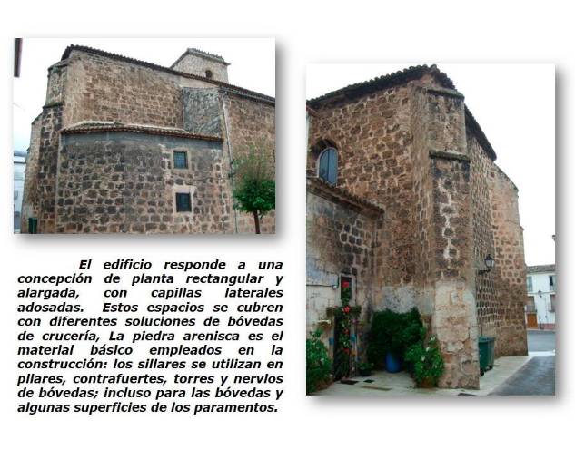 <i>Exterior capilla del Santísimo y contrafuertes templo.</i>