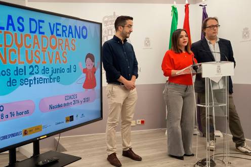 <i>Presentación de las Escuelas de Verano Coeducadoras e Inclusivas. / Ayuntamiento de Jaén.</i>