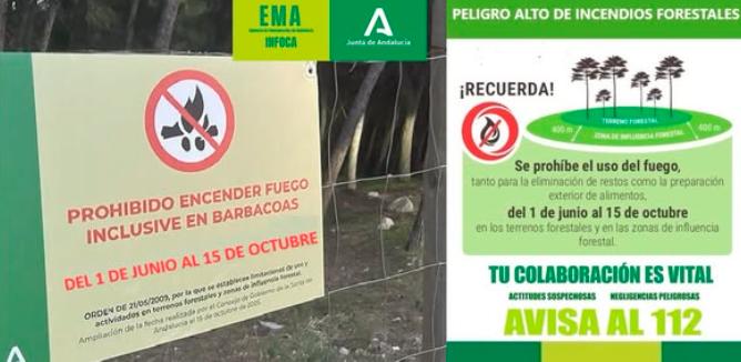 El Plan Infoca advierte de un riesgo extremo de incendios en las comarcas jiennenses por el calor y las tormentas