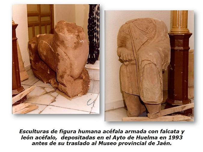 <i>Esculturas de figura humana Ayto. de Huelma 1993. </i>