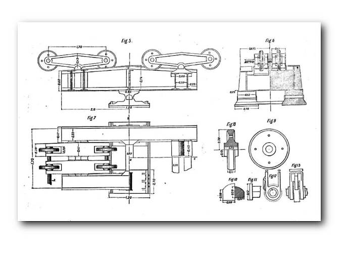 <i>Conjunto de rodillos que forman parte del sistema de corrimiento. </i>