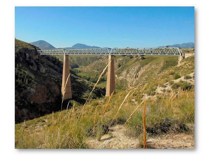 <i>Vista actual del viaducto (lado Linares). </i>