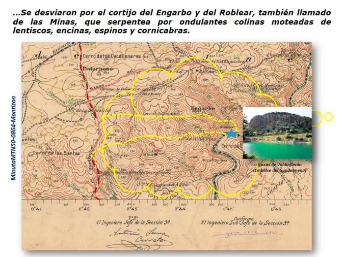 <i>EL Cortijo del Engarbo - el Roblear o de las Minas – Riscas de Valdinfierno. </i>