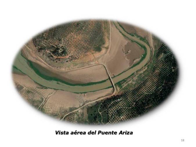<i>Vista aérea del Puente Ariza.</i>