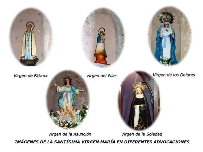 <i>Imágenes de la Santísima Virgen. </i>