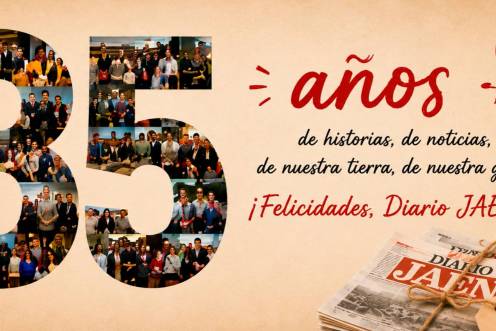 <i>Portada del vídeo de felicitación a Diario JAÉN. </i>