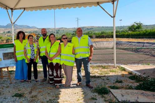 <i>Soledad Aranda visita las obras. / Junta de Andalucía.</i>