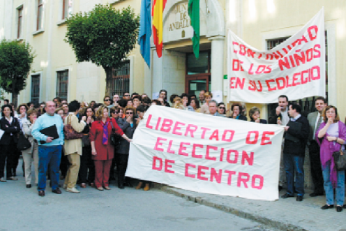 <i>Imágenes de la protesta. / Archivo. / Diario Jaén.</i>
