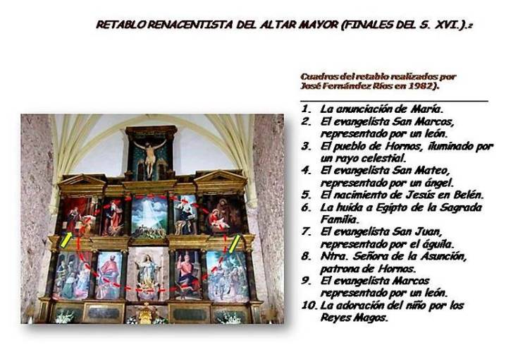 <i>Retablo renacentista del altar mayor.</i>
