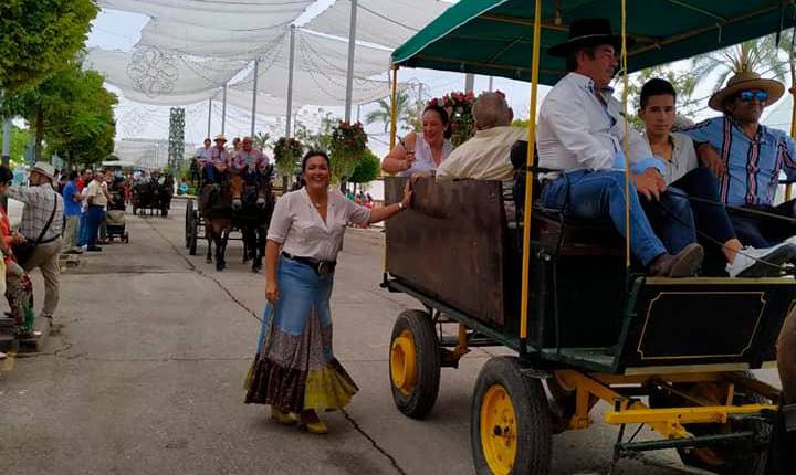 CABALLOS.<i> En el recinto ferial y en Anducab, el caballo ha sido imagen principal en estos días. </i>