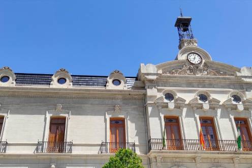 <i>Fachada de la Diputación de Jaén. / Europa Press. </i>