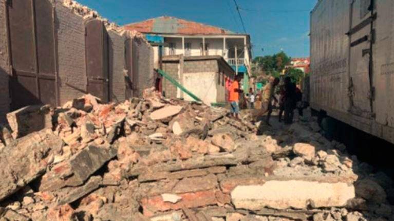 <i>imagen del terremoto registrado en Haití. </i>
