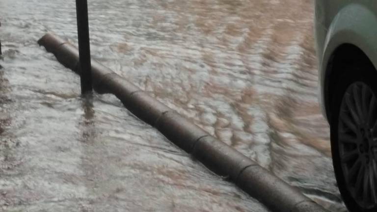 La lluvia provoca inundaciones en Torredonjimeno