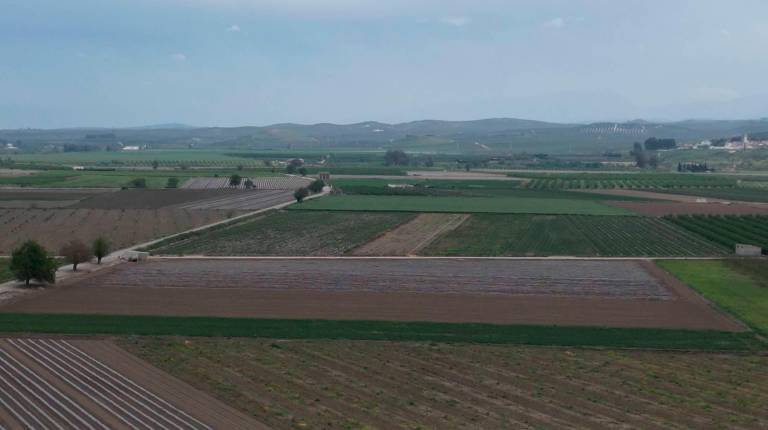 <i>Campillo del Río y su fértil huerta. </i>