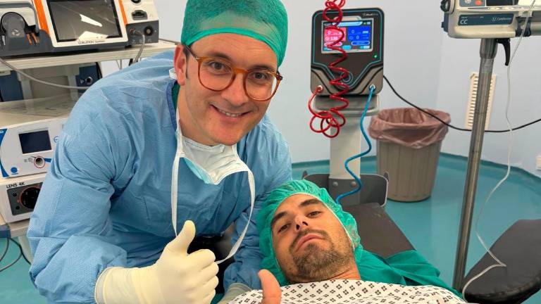 Adri Paz, operado con éxito del menisco