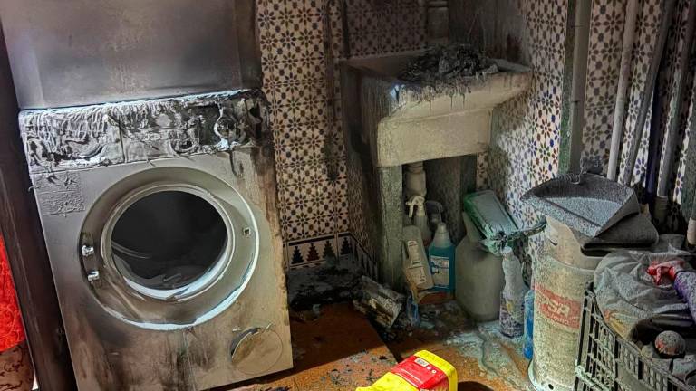 Zona donde se produjo el incendio en La Alameda. / Ayuntamiento de Jaén. 