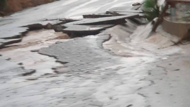 Devastadora tormenta en Santiago de Calatrava