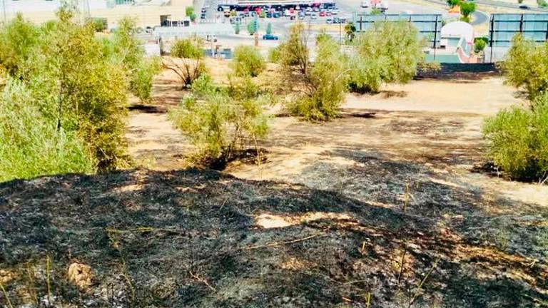 Otro incendio junto al centro comercial